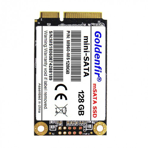 Goldenfir 1,8 pouces Mini SATA Solid State Drive, Architecture Flash: TLC, Capacité: 128 Go SG99771495-05