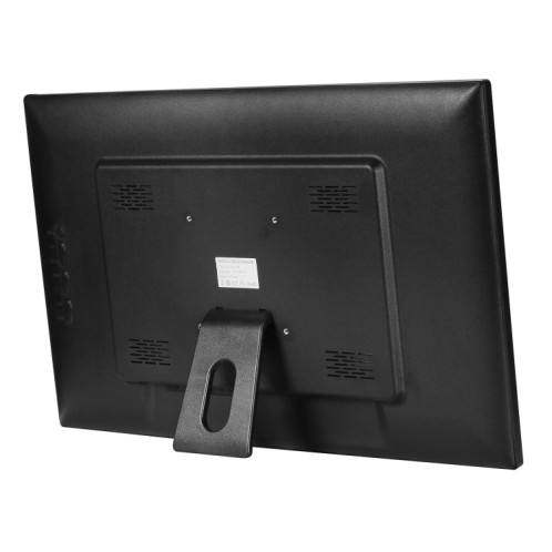 Cadre photo numérique d'affichage de 21,5 pouces avec support et télécommande, fiche US (Noir) SH003B250-06