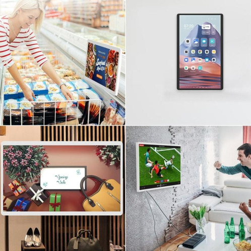 Écran publicitaire IPS HSD3295T 32 pouces, Android 14, RK3576S, 4 Go + 32 Go (blanc) SH030W1234-012