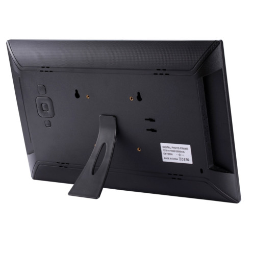 Cadre photo numérique à écran LED FHD de 15,6 pouces avec support et télécommande, programme MSTAR V53, prise en charge de l'entrée de carte USB / SD (noir) SH560B1521-08