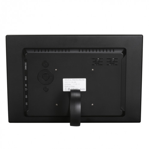 HSD1202 12,1 pouces 1280 x 800 Cadre photo numérique haute résolution avec support et télécommande, prise en charge des cartes SD / MMC / MS / port USB SH65121663-07