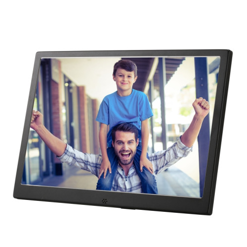 HSD1707 17 pouces LED 1440x900 Affichage haute résolution Cadre photo numérique avec support et télécommande, support SD / MMC / MS Port / Port USB, Plug US (GOLD) SH0BEU350-07