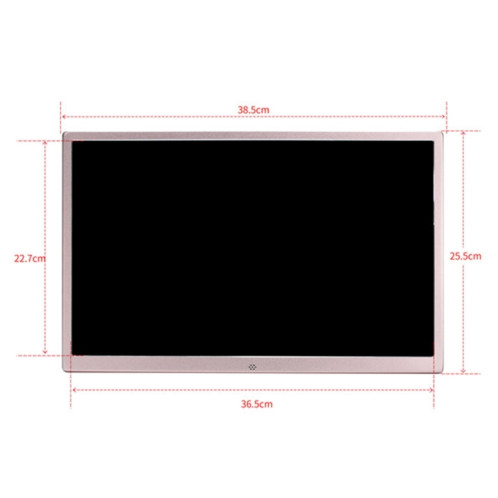 HSD1707 17 pouces LED 1440x900 Affichage haute résolution Cadre photo numérique avec support et télécommande, support SD / MMC / MS Port / Port USB, Plug US (GOLD) SH20EU1448-09