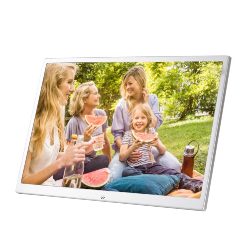 HSD1707 17 pouces LED 1440x900 Affichage haute résolution Cadre photo numérique avec support et télécommande, support SD / MMC / MS Carte / Port USB, plug us (Silver) SH0SUS423-07
