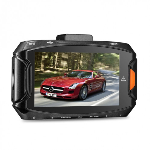 GS90C Voiture DVR Caméra 2.7 pouces Écran LCD HD 2304 x 1296 P 170 Degrés Grand Angle Affichage, Soutien Détection de Mouvement / TF Carte / G-Capteur / HDMI (Noir) SH073B1768-016