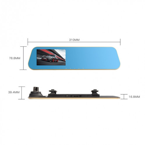 Anytek N8 1080p 4,5 pouces IPS Screen Car DVR Drivor Recorder SH011577-06