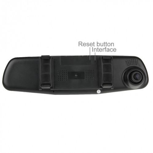 G20 HD 1080P 4,3 pouces écran d'affichage du véhicule DVR avec caméra de recul, Generalplus 2248 programmes, 170 degrés de grand angle de visualisation, fonction d'enregistrement de boucle de soutien / SH0434915-016
