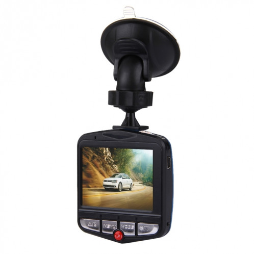 VGA 480P voiture caméscope DVR enregistreur de conduite numérique caméra vidéo enregistreur vocal avec 2.4 pouces écran LCD, soutien 32GB Micro carte TF et fonction de vision nocturne infrarouge (noir + bleu) SH0435278-015