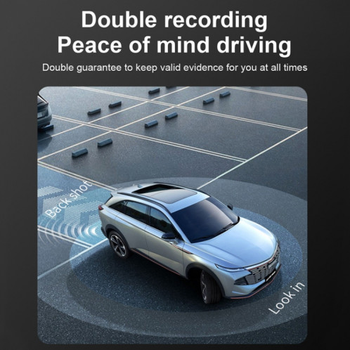 X11 2K Ultra HD Vision nocturne WiFi enregistreur de conduite de voiture prend en charge l'application mobile SH16101470-011