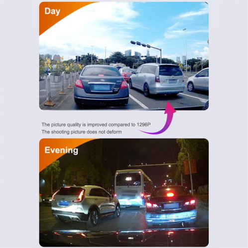 U06 2K Ultra HD Vision nocturne WiFi enregistreur de conduite de voiture prend en charge l'application mobile SH16111673-014