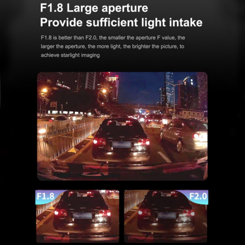 U06 2K Ultra HD Vision nocturne WiFi enregistreur de conduite de voiture prend en charge l'application mobile SH16111673-014