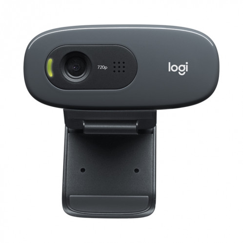 La caméra Web HD C270 de Logitech répond à tous les besoins en matière d'appels vidéo HD 720p (Noir) SL665B647-08