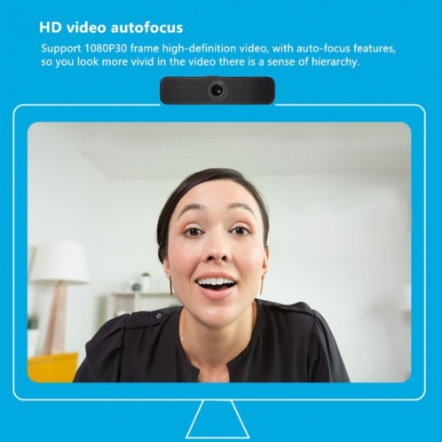 Webcam HD Logitech C925E 1080p avec cache de sécurité intégré (Noir) SL668B1598-013