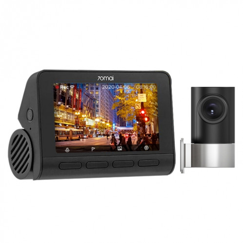  Xiaomi 70mai Dash Cam A800S-1 double caméra voiture 3 pouces 4K caméra de tableau de bord, prise en charge GPS et Vision nocturne, édition internationale SX98988-08