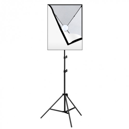 Kit d'éclairage Softbox Puluz 2 PCS 50x70cm Professional Photo Studio photographie Équipement de photographie avec 2 x E27 Socket Socket Photographie Prise de photographie Kit d'éclairage (UE Plug) SP33EU1019-09