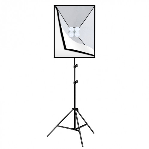 Kit d'éclairage Softbox Softbox Puluz 2 pcs 50x70cm Professional Photo Studio photographie Équipement de la photographie avec 8 x E27 20W E27 Socket Socket Lighting Kit d'éclairage pour la photographie de portrait de SP34US1661-010