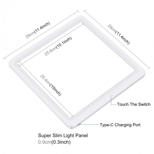 PULUZ 30 cm anneau pliant panneau lumineux Photo éclairage Studio tir tente boîte Kit boîte avec panneau de lumière sans ombre SP32011117-012