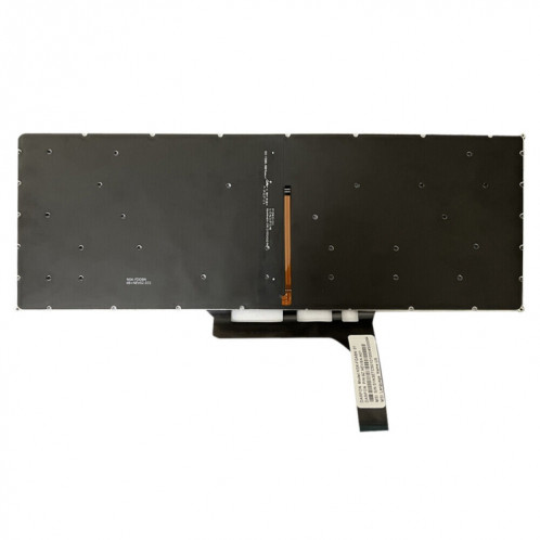 Clavier d'ordinateur portable version US avec rétroéclairage pour MSI GS65 / GS65VR / MS-16Q2 / Stealth 8SE /8SF / 8SG /Thin 8RE / Thin 8RF (Argent) SH004S1232-06