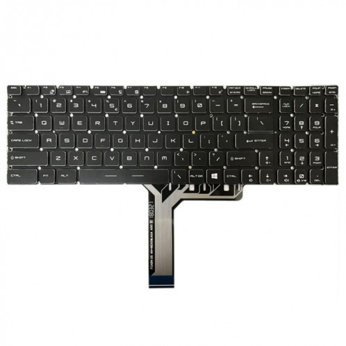 Clavier d'ordinateur portable rétro-éclairé coloré de Version américaine pour MSI Steel GS60/GS70/GS72/GT72/GE62/GE72/GS73V SH00061768-06