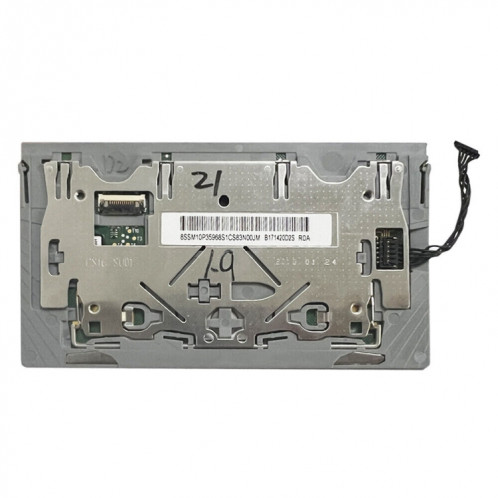 Pavé tactile pour ordinateur portable avec câble flexible pour Lenovo Thinkpad L390 20NR 20NS L390 Yoga 20NT 20NU L13 20R3 20R4 L13 Yoga 20R5 20R6 (gris) SH089H903-04