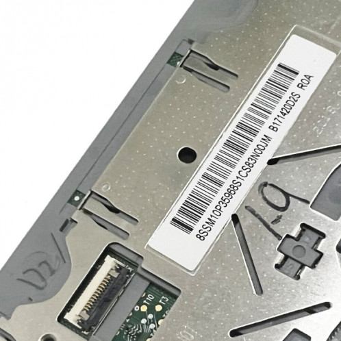 Pavé tactile pour ordinateur portable avec câble flexible pour Lenovo Thinkpad L390 20NR 20NS L390 Yoga 20NT 20NU L13 20R3 20R4 L13 Yoga 20R5 20R6 (gris) SH089H903-04