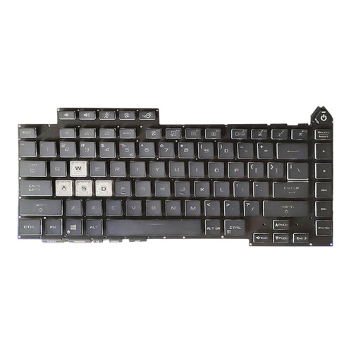 Clavier d'ordinateur portable rétro-éclairé Version américaine G513, pour Asus ROG Strix G15 G513Q G513QM G513QY GL543 0KBR0-4810US00 4812US00 4814US00 SH99521126-06