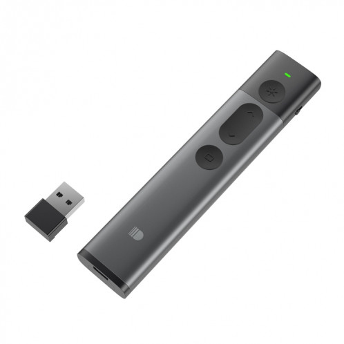 Doosl DSIT032 2.4GHz Wireless Presenter PowerPoint Représentation du clicker Télécommande Pointeur laser vert, distance de contrôle: 100m SD2221518-011