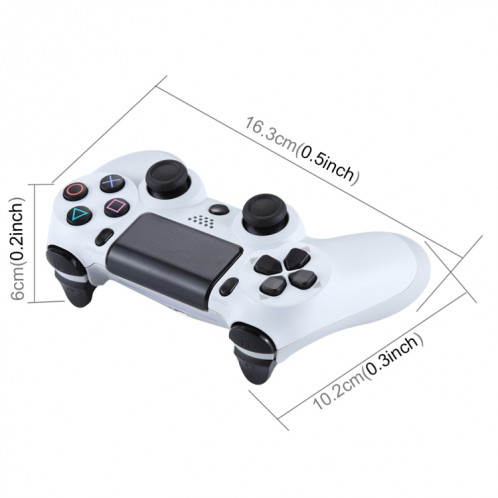 Contrôleur de jeu sans fil Doubleshock 4 pour Sony PS4 (Blanc) SC00061223-08