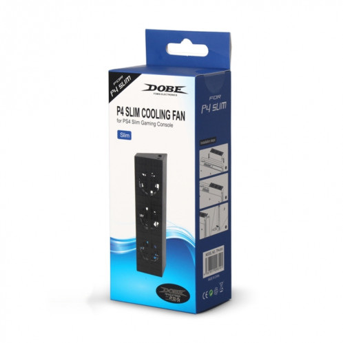 DOBE TP4-819 Ventilateur de refroidissement de contrôle de la température pour Sony PS4 Slim Console de jeu (Noir) SD008B142-06
