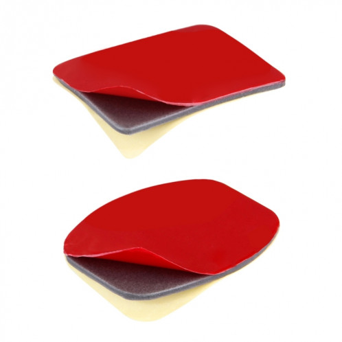 PULUZ 3 plat 3M VHB Adhésif Pad autocollants + 3 courbé 3M VHB Adhésif Pad autocollants pour GoPro NOUVEAU HERO / HERO6 / 5/5 Session / 4 Session / 4/3 + / 3/2/1, Xiaoyi et autres caméras d'action, SPPU141103-05