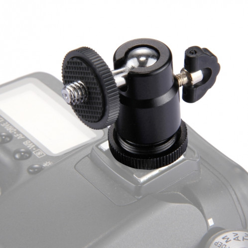 Tête de trépied 1/4 de pouce à griffe PULUZ pour sabot froid avec verrou SPU2111380-06