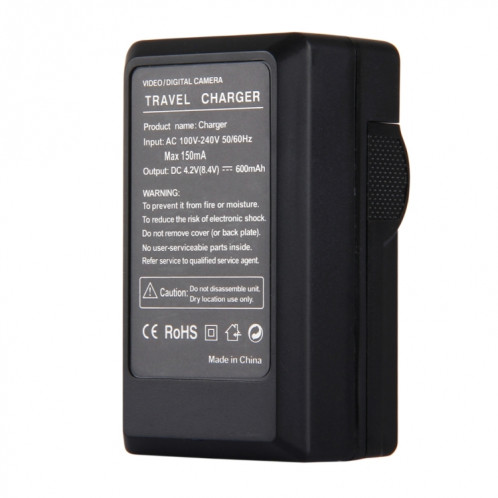 Chargeur de batterie PULUZ EU Plug pour Nikon EN-EL10, Olympus LI-40B, Batterie FUJI FNP-45, Kodak K7006, CASIO CNP80 SP2201845-06