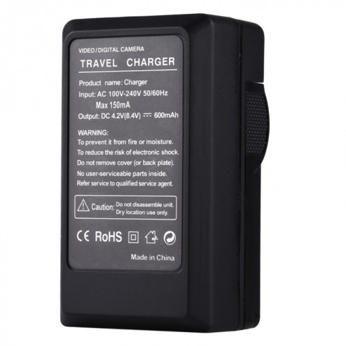 Chargeur de batterie PULUZ EU Plug avec câble pour batterie Casio CNP120 SP2228602-05