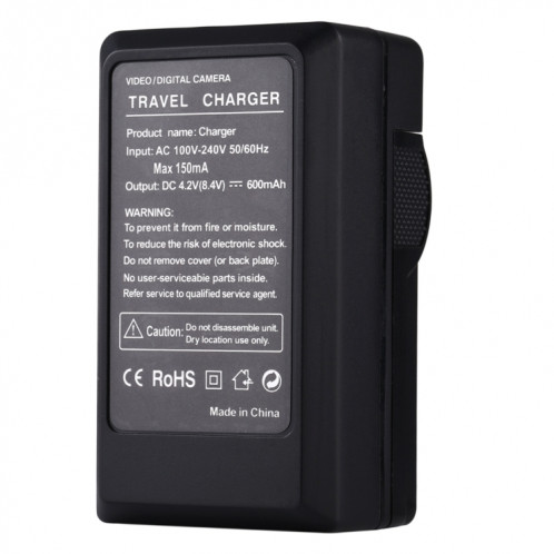 Chargeur de batterie PULUZ avec câble pour batterie Casio CNP120 SP2228602-05