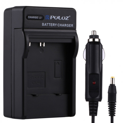 Chargeur de voiture pour appareil photo numérique PULUZ pour batterie CASIO CNP40 SP23071461-06