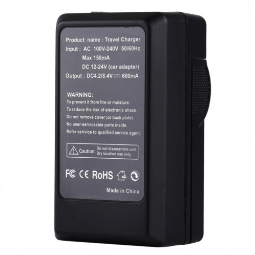 Chargeur de voiture de batterie d'appareil photo numérique PULUZ pour batterie Canon NB-4L / NB-8L SP2311431-06