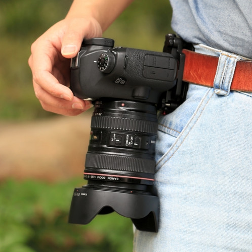 Clip à libération rapide en alliage d'aluminium avec pince pour caméra PULUZ Capture SP231R1397-011