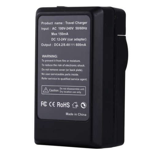 Chargeur de voiture batterie appareil photo numérique PULUZ pour Fujifilm NP-60 / NP-30, batterie Kodak K5000 / K5001, Olympus LI-20B, Samsung SLB-1037/1137 SP2327214-06