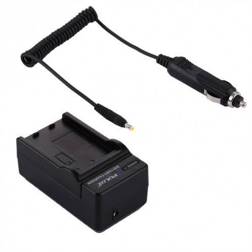 Chargeur de voiture batterie appareil photo numérique PULUZ pour Fujifilm NP-60 / NP-30, batterie Kodak K5000 / K5001, Olympus LI-20B, Samsung SLB-1037/1137 SP2327214-06