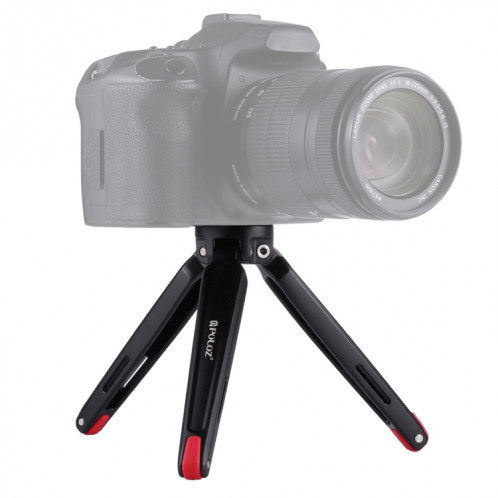 Support de trépied de bureau en métal de poche PULUZ avec vis d'adaptation de filetage de 1/4 à 3/8 pouce pour appareils photo reflex numériques et numériques, hauteur réglable: 4.5-15cm, charge maximale: 20kg SP014R36-015