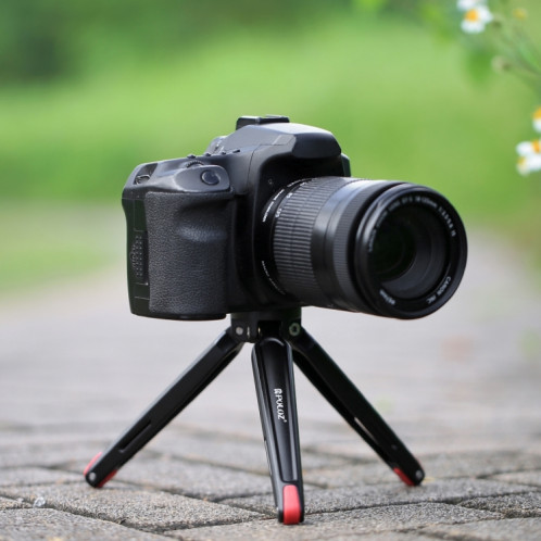Support de trépied de bureau en métal de poche PULUZ avec vis d'adaptation de filetage de 1/4 à 3/8 pouce pour appareils photo reflex numériques et numériques, hauteur réglable: 4.5-15cm, charge maximale: 20kg SP014R36-015