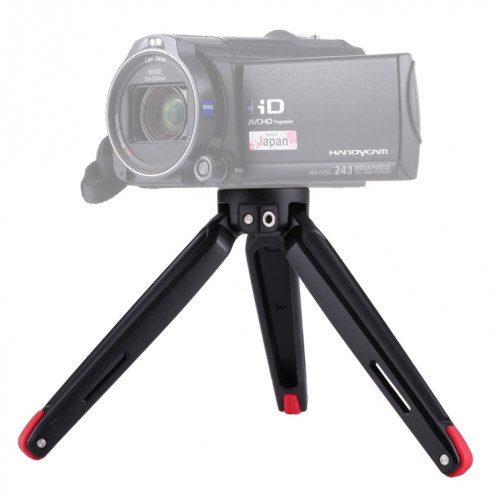 Support de trépied de bureau en métal de poche PULUZ avec vis d'adaptation de filetage de 1/4 à 3/8 pouce pour appareils photo reflex numériques et numériques, hauteur réglable: 4.5-15cm, charge maximale: 20kg SP014R36-015
