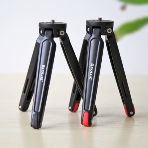 Support de trépied de bureau en métal de poche PULUZ avec vis d'adaptation de filetage de 1/4 à 3/8 pouce pour appareils photo reflex numériques et numériques, hauteur réglable: 4.5-15cm, charge maximale: 20kg SP014R36-015