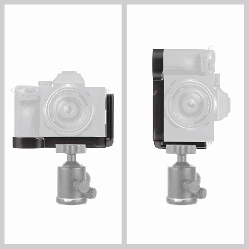 Support de base pour support de plaque à dégagement rapide PULUZ 1/4 pouce pour Sony A7R / A7 / A7S / A7R2 / A7M2 / A7S2 (Noir) SP039B381-09