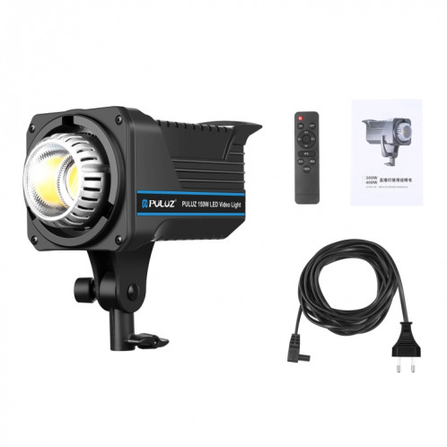 PULUZ 220V 150W Studio Video Light 3200K-5600K Double température de couleur Système de dissipation thermique intégré avec télécommande () SP61EU1595-010