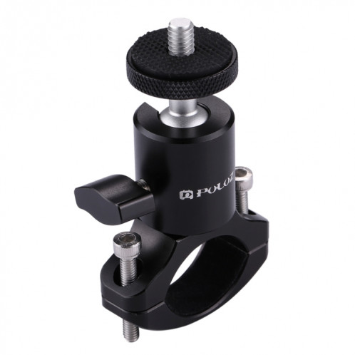 PULUZ Ensemble d'adaptateur pour tête de balle à trépied en aluminium pour vélo pour GoPro HERO5 Session / 5/4 Session / 4/3 + / 3/2/1, Xiaoyi Sport Camera SPU3065-08
