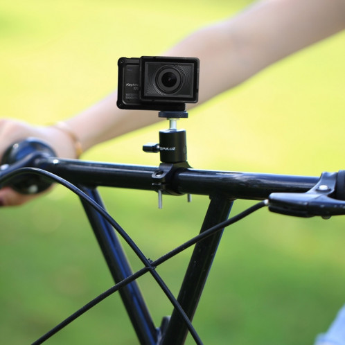 PULUZ Ensemble d'adaptateur pour tête de balle à trépied en aluminium pour vélo pour GoPro HERO5 Session / 5/4 Session / 4/3 + / 3/2/1, Xiaoyi Sport Camera SPU3065-08