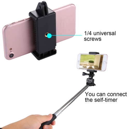 PULUZ Selfie Sticks Adaptateur de fixation pour trépied pour téléphone portable pour GoPro HERO5 Session / 5/4 Session / 4/3 + / 3/2/1, Xiaoyi Sport Camera SPU3082-035