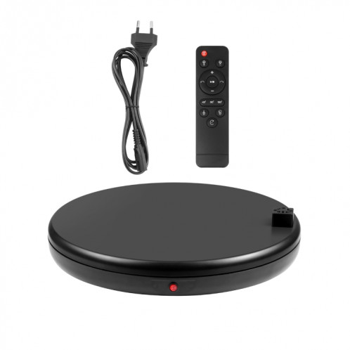 PULUZ 45cm Télécommande Ajustant La Vitesse Tournante Présentoir Avec Prise De Courant, Noir, Charge 100kg SP47EU406-09