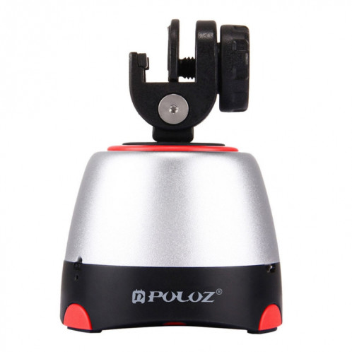 Tête panoramique PULUZ Electronic à rotation à 360 degrés avec télécommande pour téléphones intelligents, GoPro, appareils photo DSLR (rouge) SP360R1237-025
